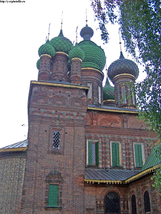 Церковь Усекновения главы Иоанна Предтечи в Толчкове, Ярославль (Ярославль, город, Ярославская область). архитектурные детали, 		      