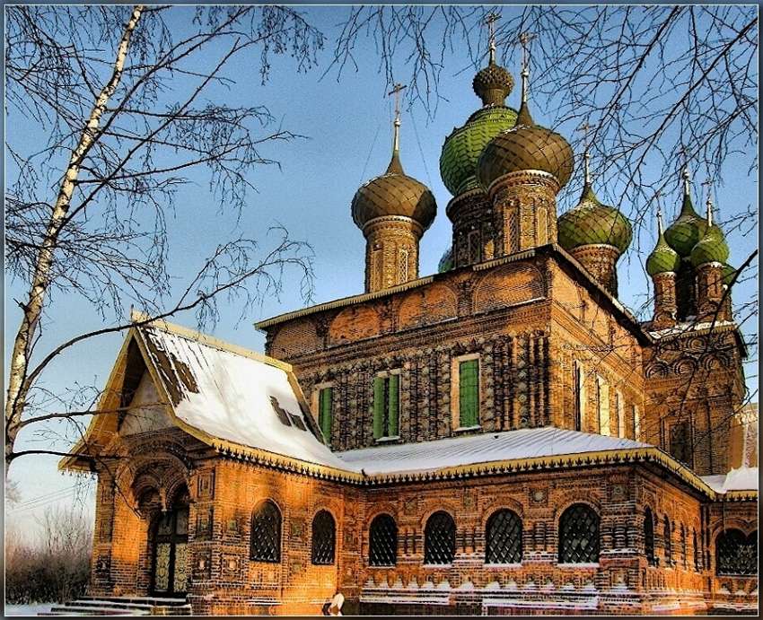 Церковь Усекновения главы Иоанна Предтечи в Толчкове, Ярославль (Ярославль, город, Ярославская область). архитектурные детали