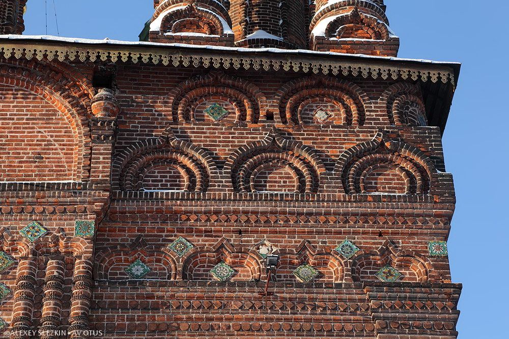 Церковь Усекновения главы Иоанна Предтечи в Толчкове, Ярославль (Ярославль, город, Ярославская область). архитектурные детали