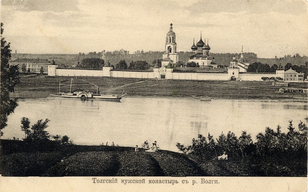 Введенский Толгский женский монастырь, Толга (Ярославль, город, Ярославская область). архивная фотография, Общий вид монастыря.