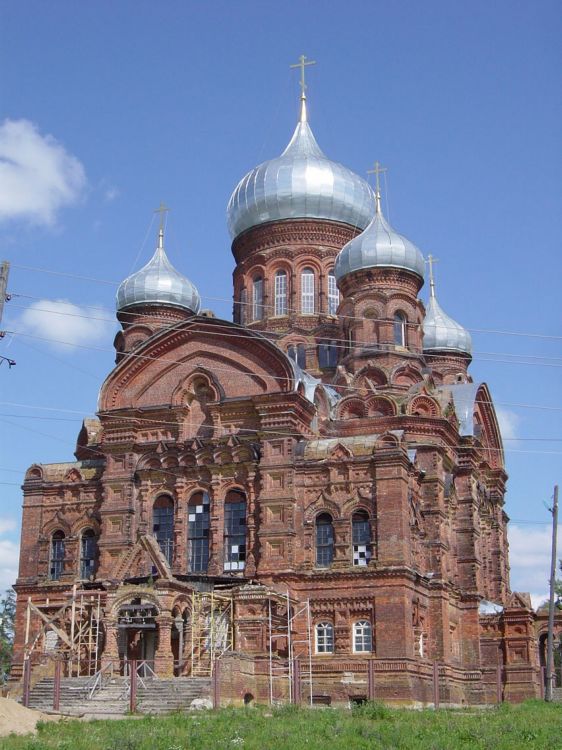 Казанский Даниловский женский монастырь. Собор Казанской иконы Божией Матери, Горушка (Даниловский район, Ярославская область). фасады