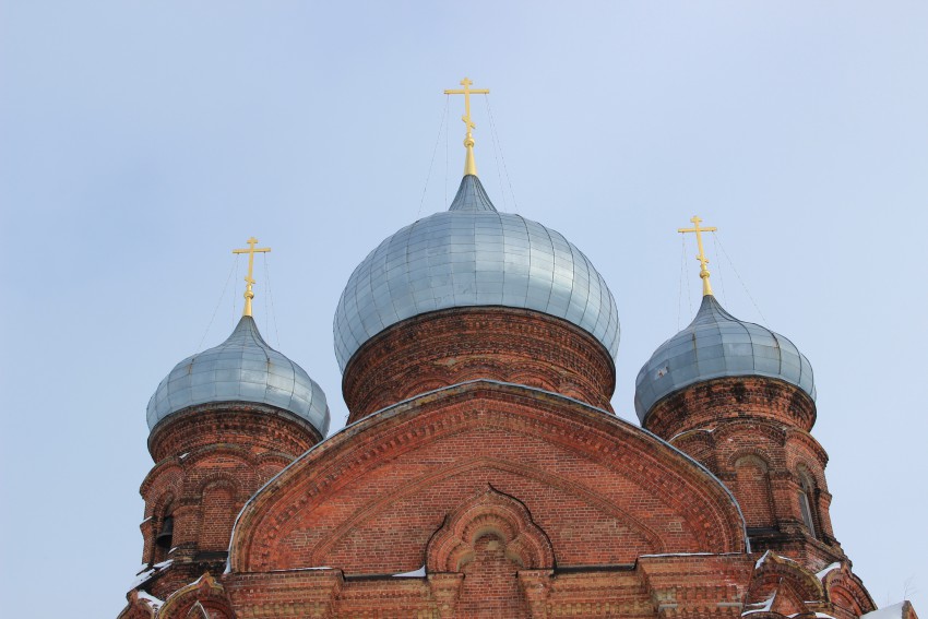 Горушка. Казанский Даниловский женский монастырь. Собор Казанской иконы Божией Матери. архитектурные детали