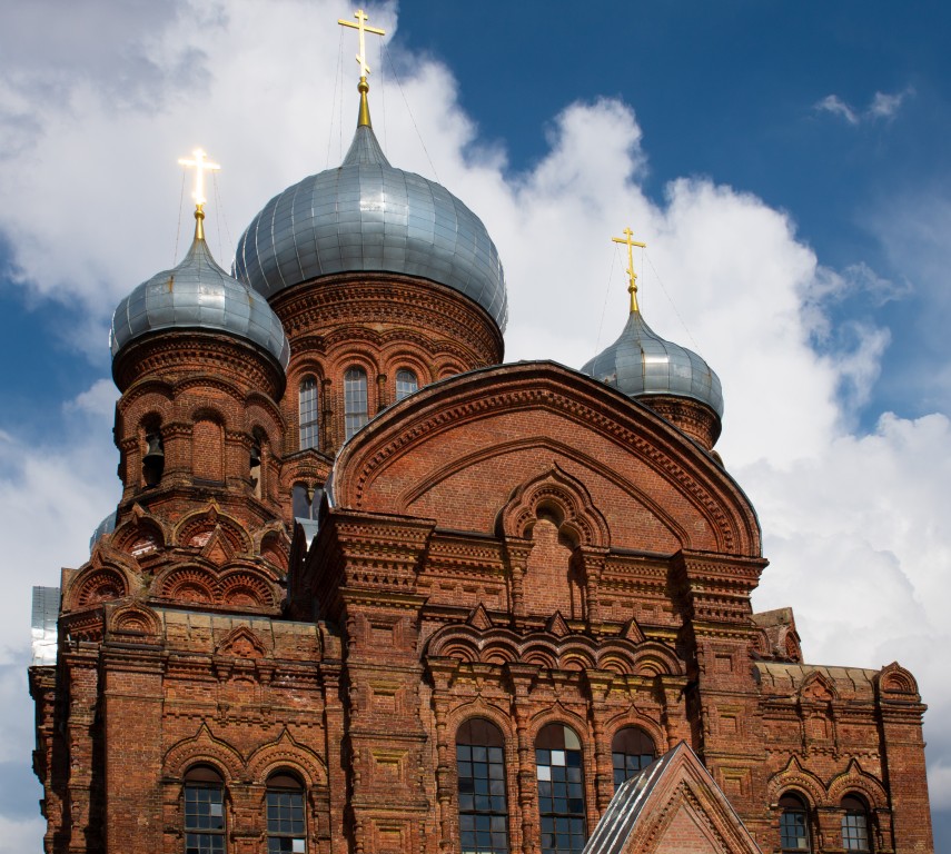 Казанский Даниловский женский монастырь. Собор Казанской иконы Божией Матери, Горушка (Даниловский район, Ярославская область). архитектурные детали