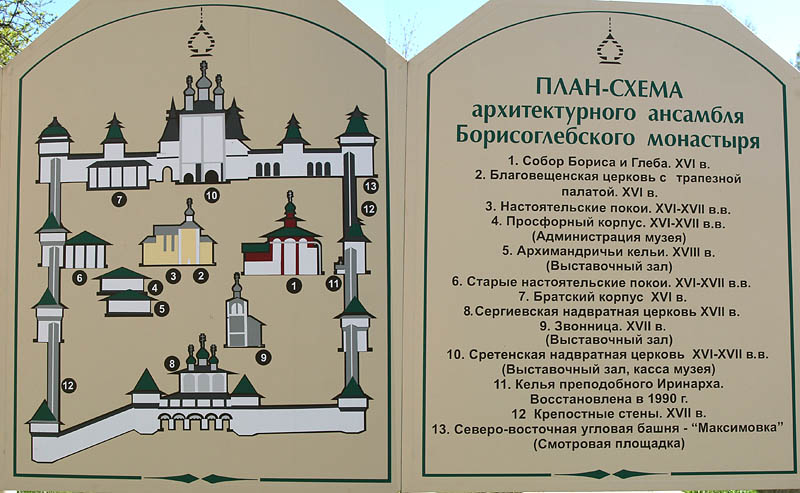 Борисоглебский монастырь, Борисоглебский (Борисоглебский район, Ярославская область). дополнительная информация