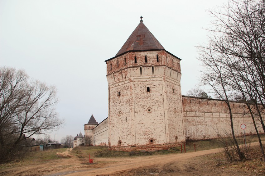 Борисоглебский. Борисоглебский монастырь. фасады, Юго-западная башня