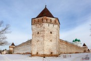 Борисоглебский монастырь, Вид со стороны Юго-западной башни, Борисоглебский, Борисоглебский район, Ярославская область