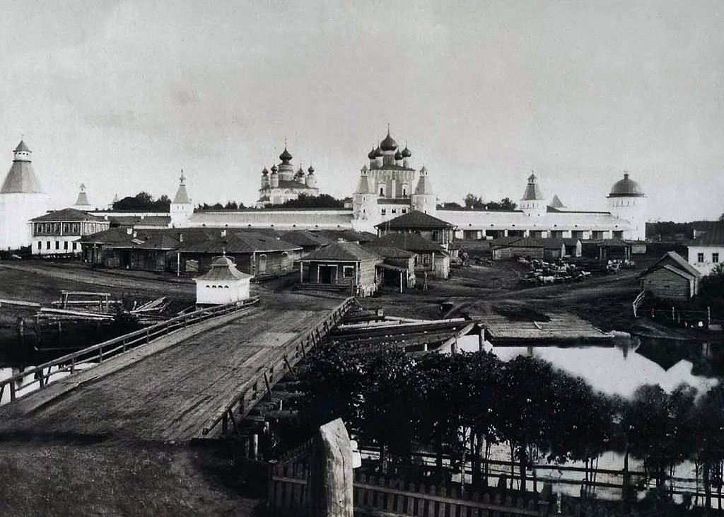 Борисоглебский монастырь, Борисоглебский (Борисоглебский район, Ярославская область). архивная фотография, Фотоснимок с сайта: Pastvu.com/448812