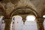 Митрополичий двор. Кафедральный собор Успения Пресвятой Богородицы, Фрески крыльца собора<br>, Ростов Великий, Ростовский район, Ярославская область