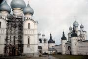 Митрополичий двор. Кафедральный собор Успения Пресвятой Богородицы, Скан с плёнки из домашнего архива.<br>, Ростов Великий, Ростовский район, Ярославская область