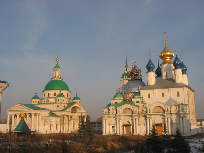 Спасо-Яковлевский Димитриевский монастырь, Ростов Великий (Ростовский район, Ярославская область). фасады, Вид со стены