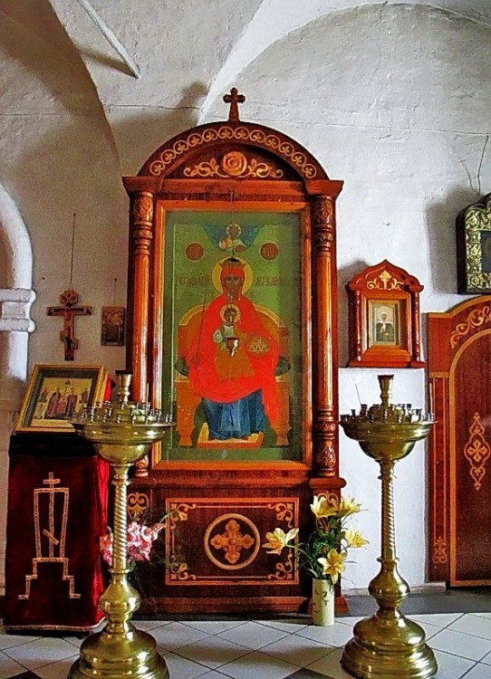 Церковь Рождества Иоанна Предтечи, Углич (Угличский район, Ярославская область). интерьер и убранство, Киот с образом Богоматери .