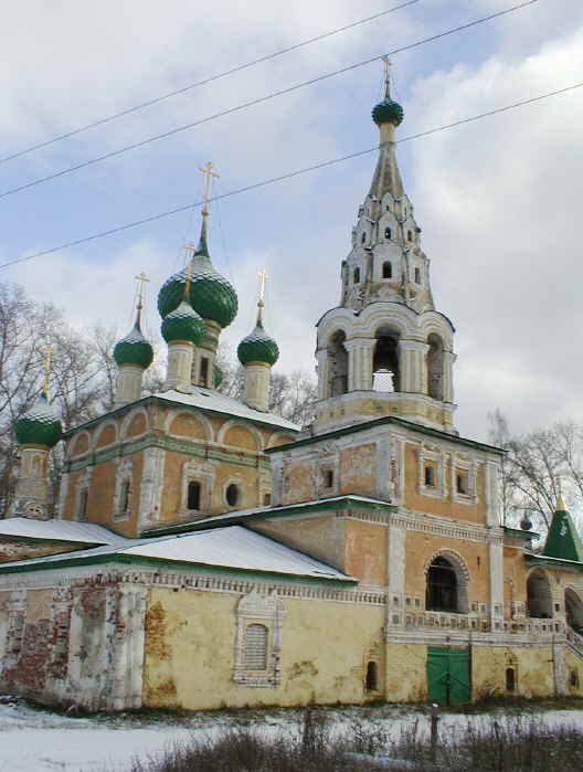 Церковь Рождества Иоанна Предтечи, Углич (Угличский район, Ярославская область). архитектурные детали