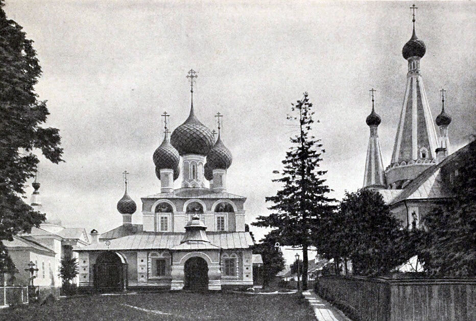 Алексеевский женский монастырь, Углич (Угличский район, Ярославская область). архивная фотография, фото из книги Эдинг Б.Н. 