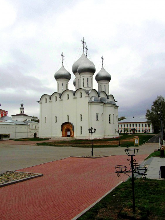 Собор Софии, Премудрости Божией, Вологда (Вологда, город, Вологодская область). фасады, вид от Известной горы