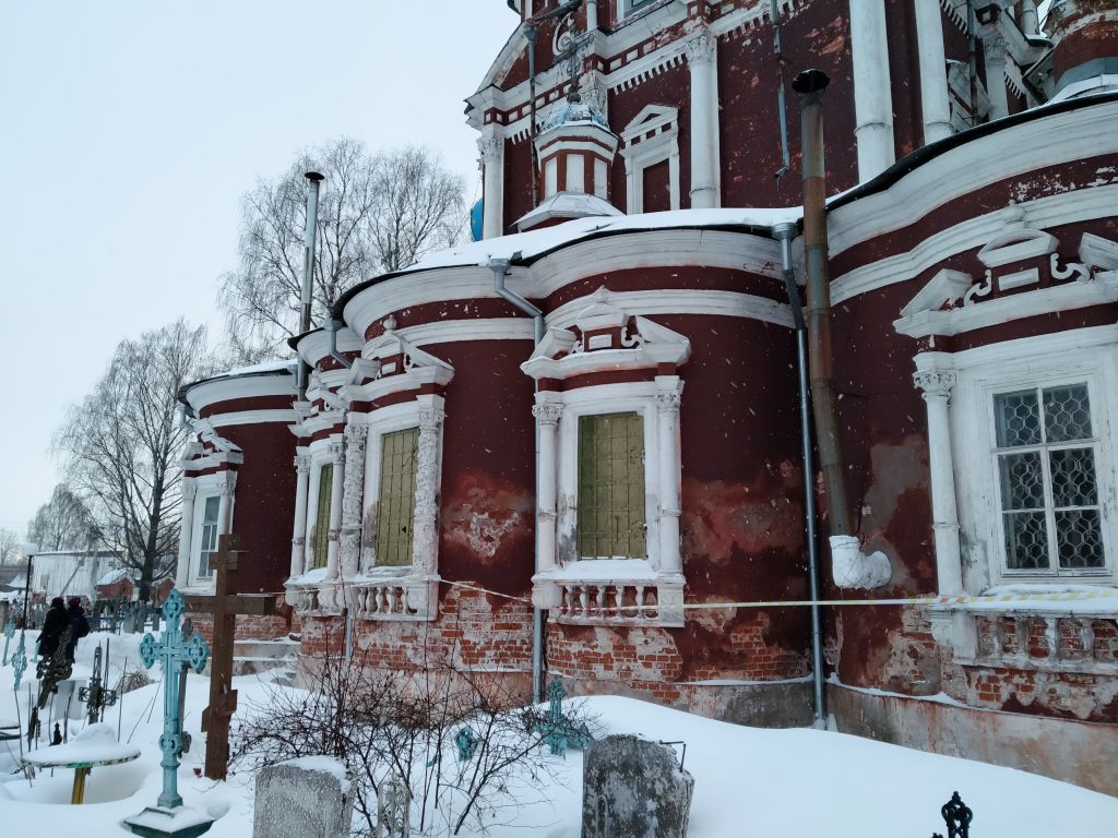 Церковь Казанской иконы Божией Матери, Устюжна (Устюженский район, Вологодская область). архитектурные детали