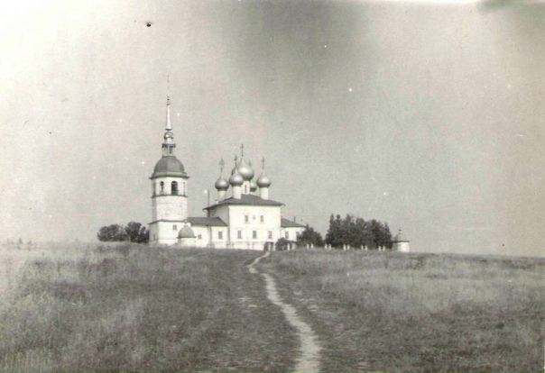 архивная фотография. Церковь Илии Пророка в Засодимье, Ильинский Погост (Сокольский район, Вологодская область)