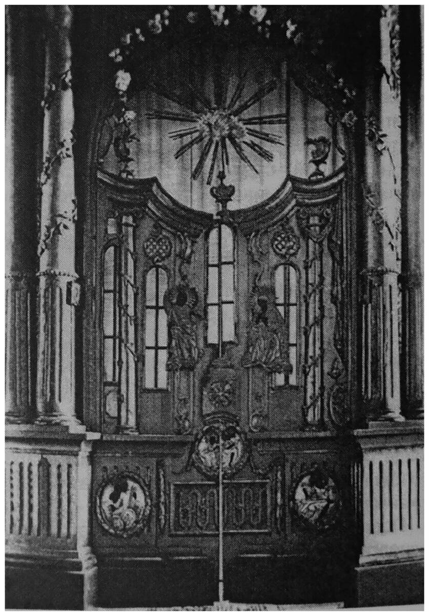 Церковь Рождества Христова, Череповец (Череповец, город, Вологодская область). архивная фотография, Царские врата. Нач. ХХ в. Источник:https://vk.com/id42162710?ysclid=m7yn9ijzea568157505&z=photo42162710_457253306%2Fwall42162710_3565
