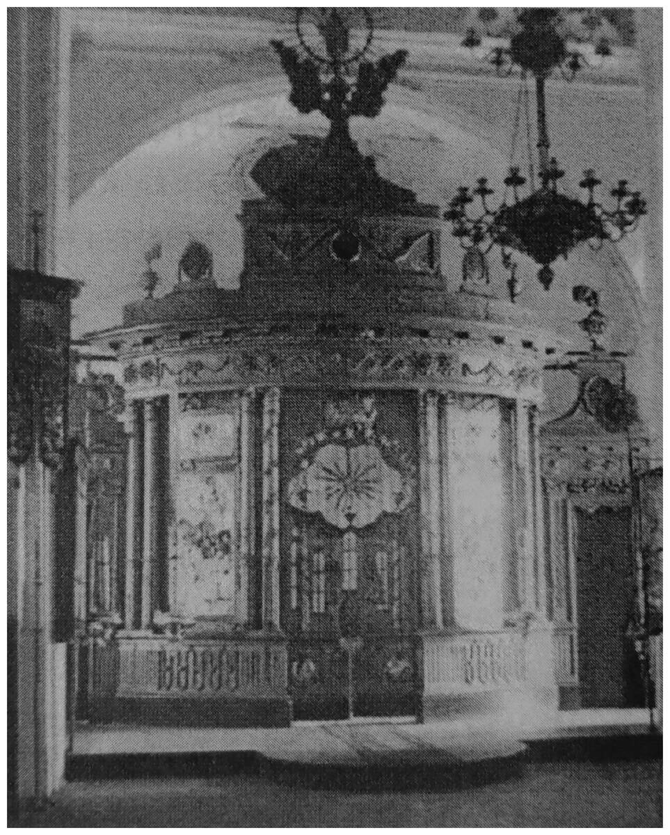 Церковь Рождества Христова, Череповец (Череповец, город, Вологодская область). архивная фотография, Иконостас. Нач. ХХ в. Источник: https://vk.com/id42162710?ysclid=m7yn9ijzea568157505&z=photo42162710_457253307%2Fwall42162710_3565