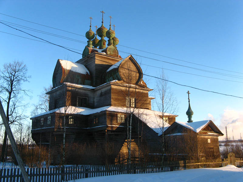 Нелазское. Церковь Успения Пресвятой Богородицы. фасады