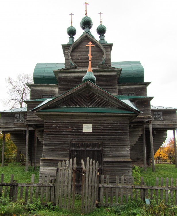 Церковь Успения Пресвятой Богородицы, Нелазское (Череповецкий район, Вологодская область). фасады, вид с запада