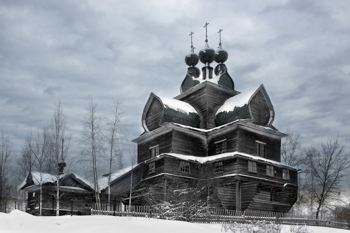 Нелазское. Церковь Успения Пресвятой Богородицы. фасады