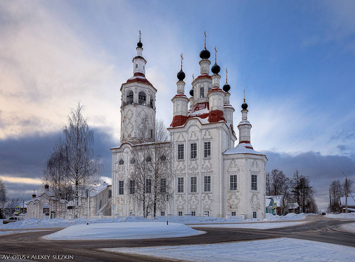 фасады. Церковь Входа Господня в Иерусалим, Тотьма (Тотемский район, Вологодская область)