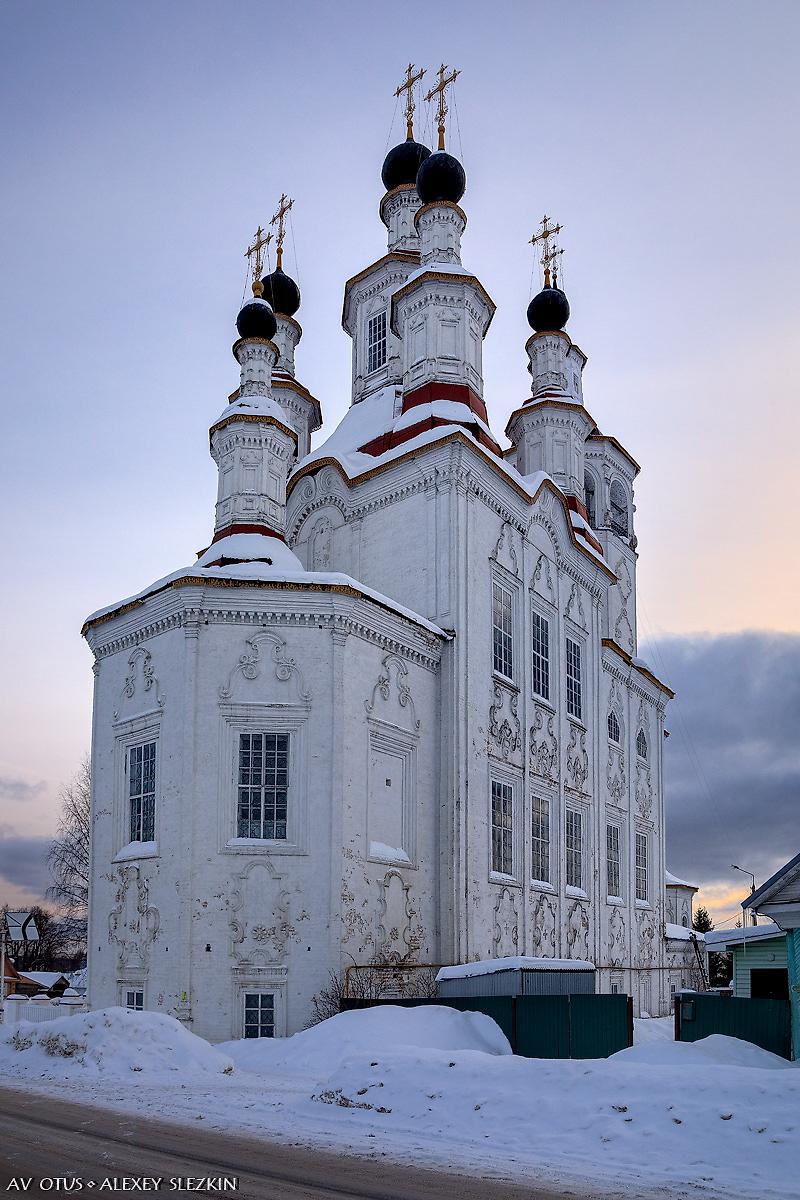 фасады. Церковь Входа Господня в Иерусалим, Тотьма (Тотемский район, Вологодская область)