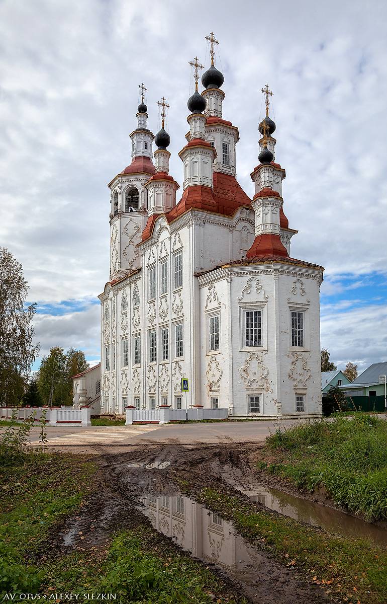 художественные фотографии. Церковь Входа Господня в Иерусалим, Тотьма (Тотемский район, Вологодская область)