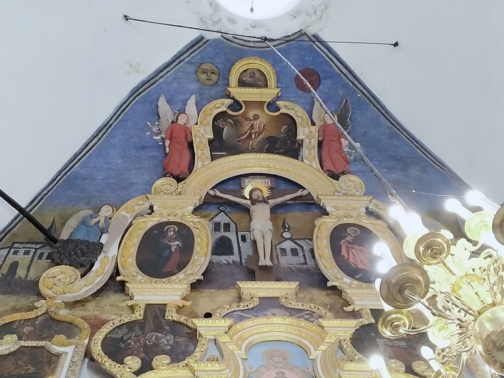 Церковь Вознесения Господня, Великий Устюг (Великоустюгский район, Вологодская область). интерьер и убранство, интерьер основного объема (фрагмент центрального иконостаса)