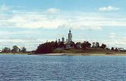 Церковь Афанасия Великого, Вид с лодки<br>, Чирково, Усть-Кубинский район, Вологодская область