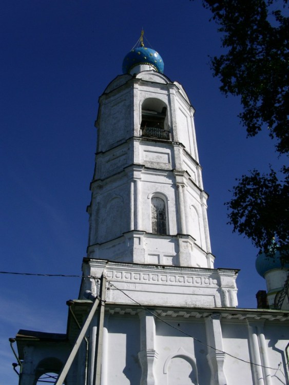 Церковь Афанасия Великого, Чирково (Усть-Кубинский район, Вологодская область). архитектурные детали, колокольня, вид с юга