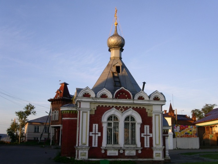 Часовня Николая Чудотворца, Устье (Усть-Кубинский район, Вологодская область). фасады, вид с севера