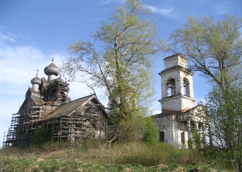 Храмовый комплекс Палтогского погоста, Палтога (Вытегорский район, Вологодская область). дополнительная информация, Общий вид с северо-запада