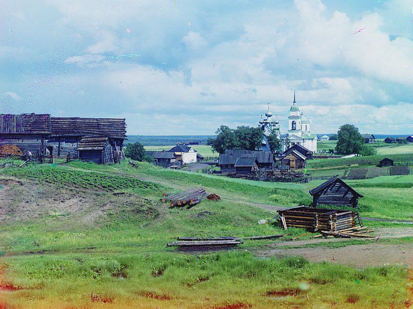 Храмовый комплекс Палтогского погоста, Палтога (Вытегорский район, Вологодская область). архивная фотография, 