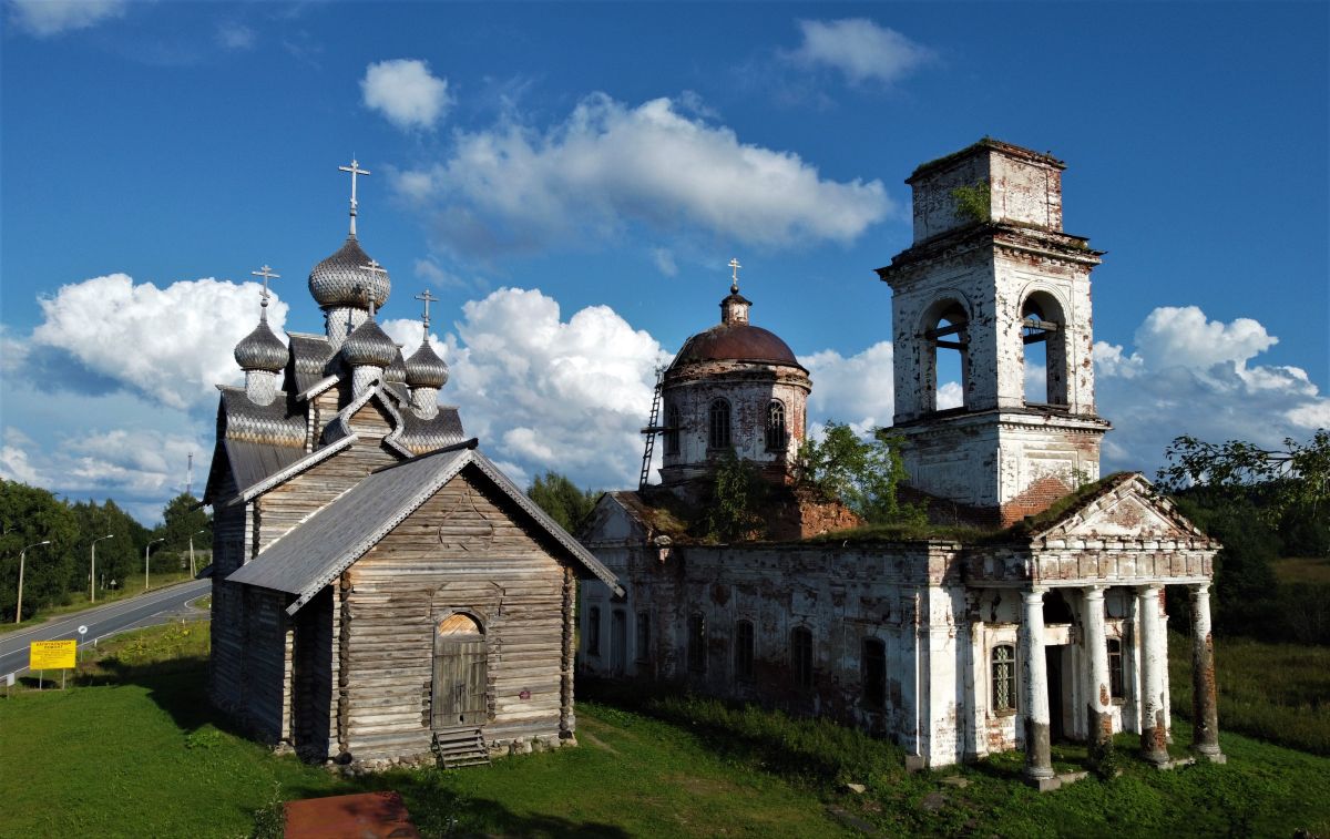 Храмовый комплекс Палтогского погоста, Палтога (Вытегорский район, Вологодская область). фасады