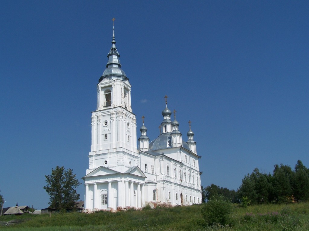Церковь Михаила Архангела, Архангельское (Сокольский район, Вологодская область). фасады