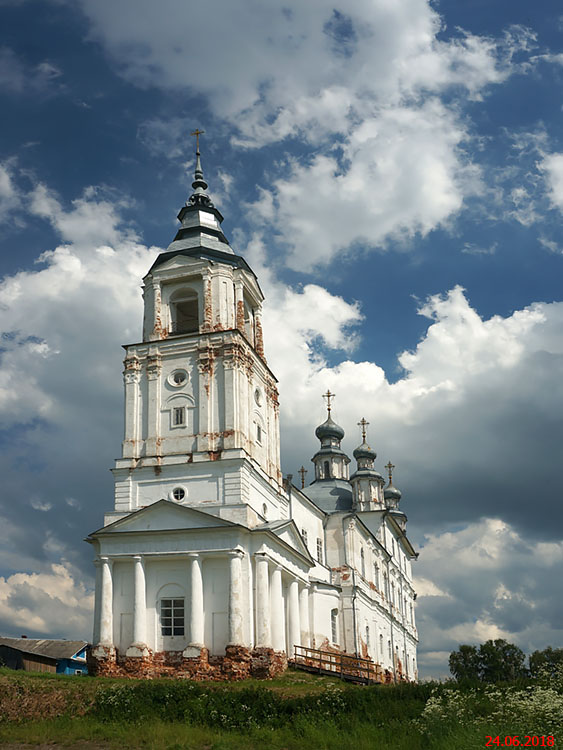 Церковь Михаила Архангела, Архангельское (Сокольский район, Вологодская область). фасады