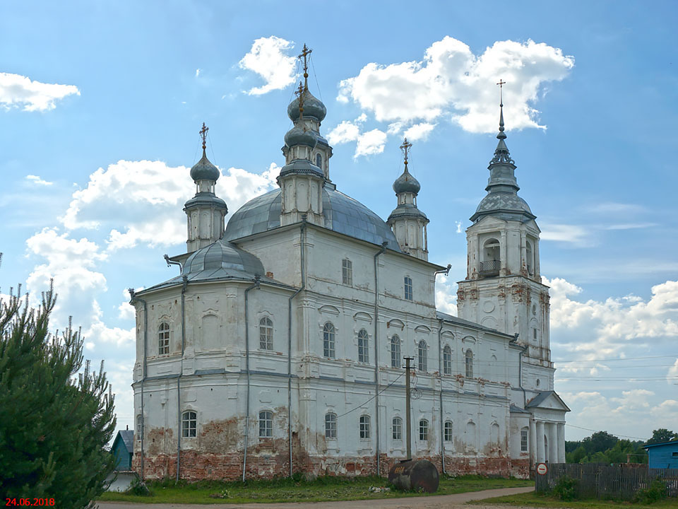 Церковь Михаила Архангела, Архангельское (Сокольский район, Вологодская область). фасады