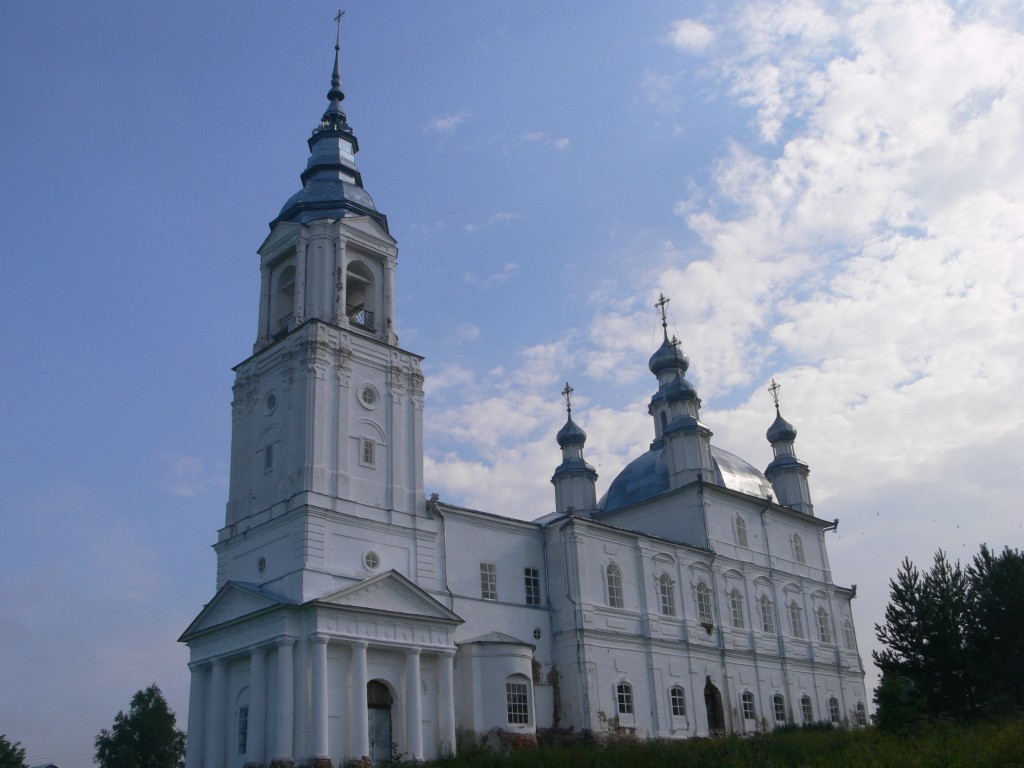 Церковь Михаила Архангела, Архангельское (Сокольский район, Вологодская область). фасады