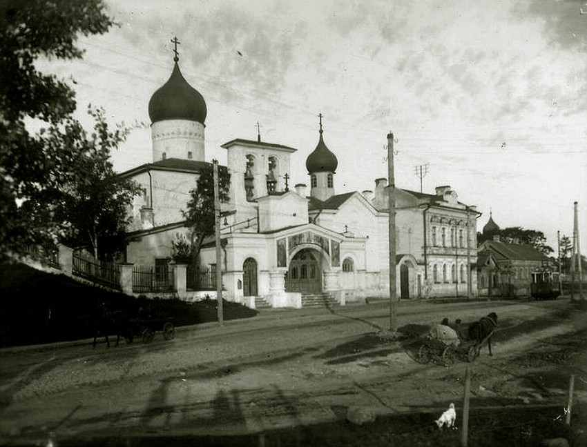 Псков. Церковь Варлаама Хутынского на Званице. архивная фотография, Фото 1928 года Себежский краеведческий музей