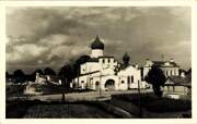 Церковь Варлаама Хутынского на Званице, Немецкая тиражная почтовая фотооткрытка<br>, Псков, Псков, город, Псковская область