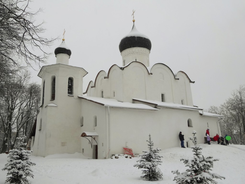 Церковь Василия Великого на Горке, Псков (Псков, город, Псковская область). фасады, вид с юго-запада