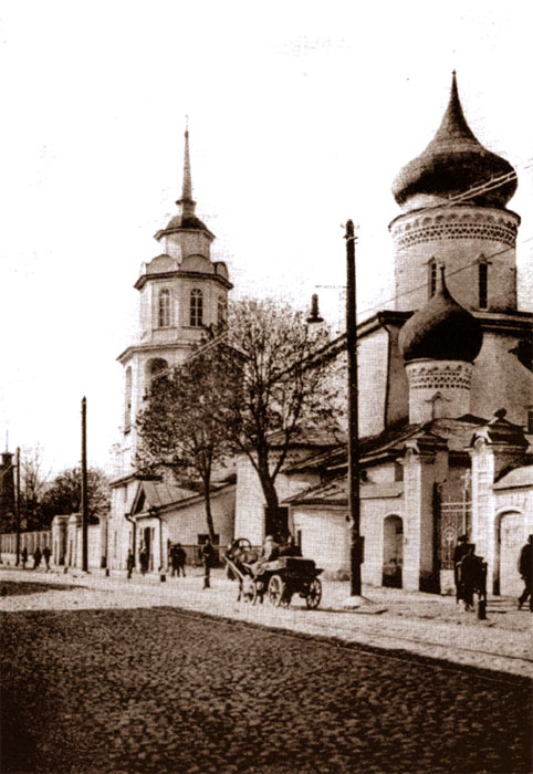 Псков. Церковь Николая Чудотворца со Усохи. архивная фотография, Фото 1910-х гг.