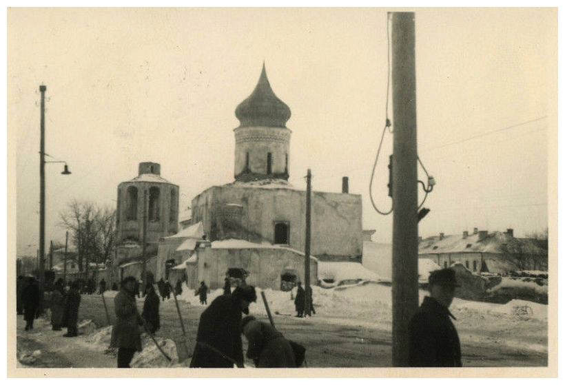 Церковь Николая Чудотворца со Усохи, Псков (Псков, город, Псковская область). архивная фотография, Фото 1941 г. с аукциона e-bay.de