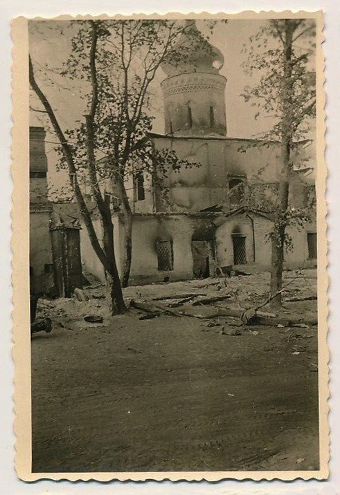 Псков. Церковь Николая Чудотворца со Усохи. архивная фотография, Фото 1941 г. с аукциона e-bay.de