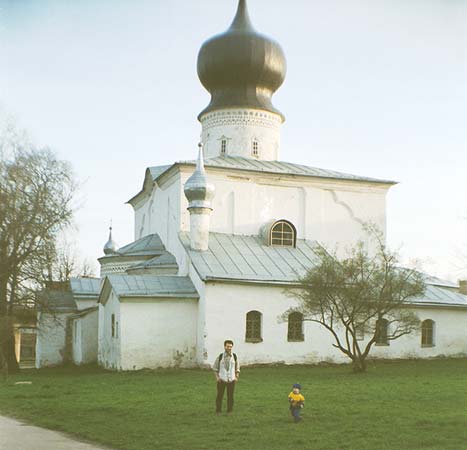 Псков. Церковь Успения Пресвятой Богородицы с Пароменья. фасады, север