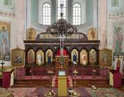 Церковь Михаила Архангела, Главный иконостас<br>, Вышегород, Дедовичский район, Псковская область