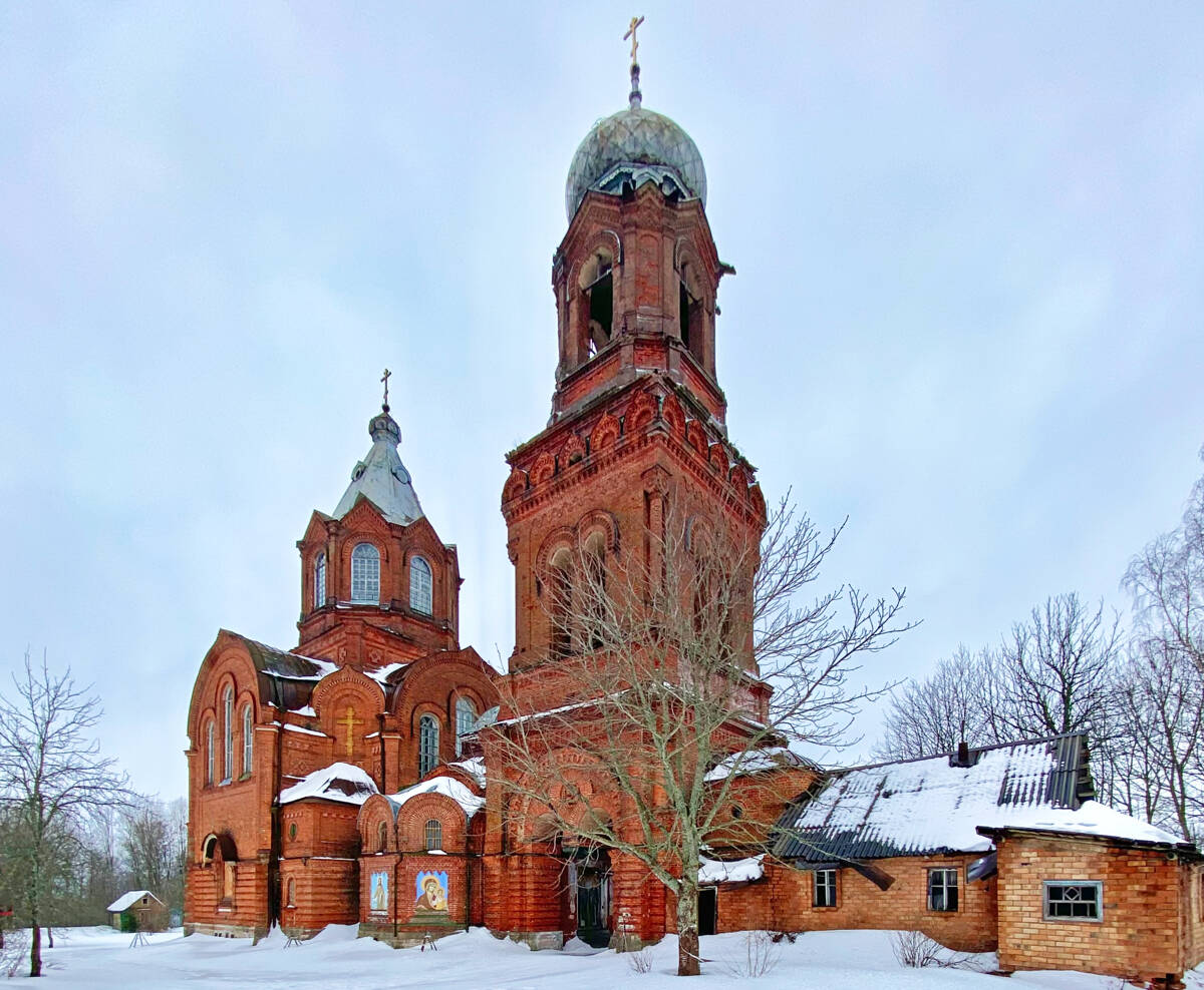 Церковь Михаила Архангела, Вышегород (Дедовичский район, Псковская область). фасады, Вид с северо-востока