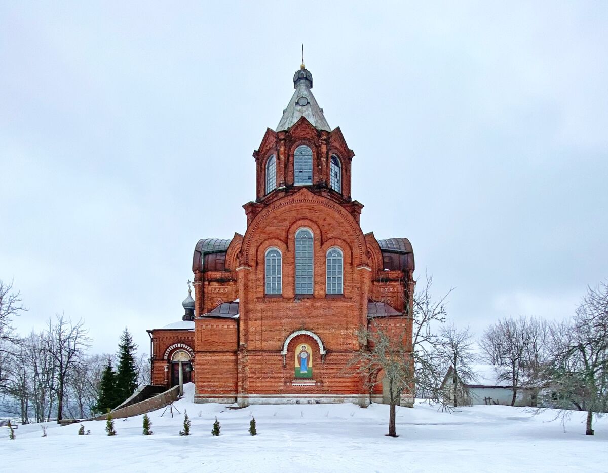 Церковь Михаила Архангела, Вышегород (Дедовичский район, Псковская область). фасады, Вид с юга
