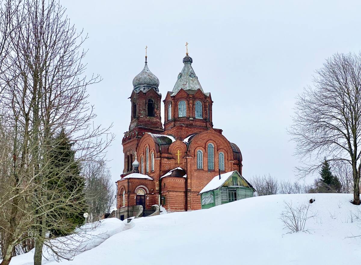 Церковь Михаила Архангела, Вышегород (Дедовичский район, Псковская область). фасады, Вид с юго-запада